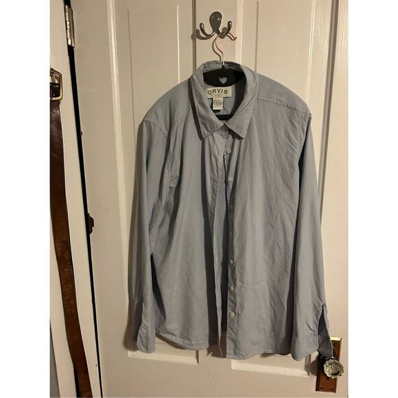 Orvis 100% Silk Button Down Size Large Pink - Picture 11 of 11